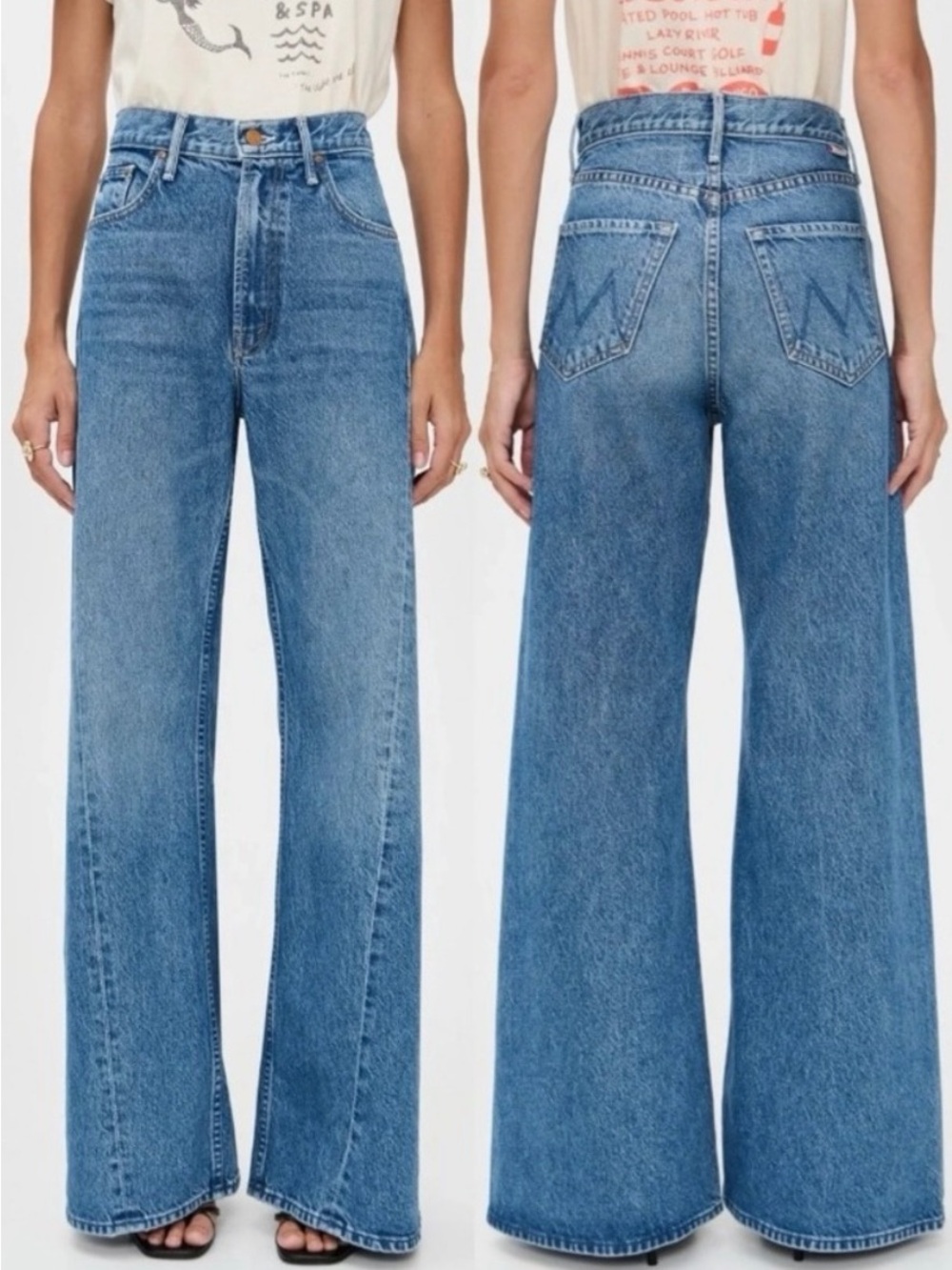 NWT Mother Snacks jeans The Lemon Twist Sneak Rolling in the Dough, size 30